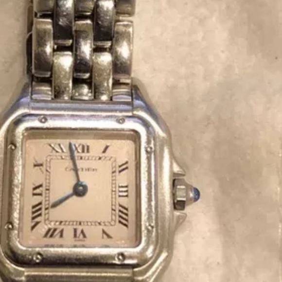 Cartier silver panther watch - Picture 6 of 6